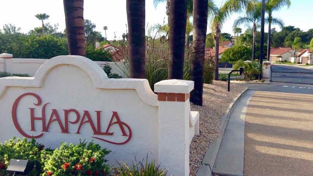Homes for sale in gated community with golf course view in San Diego County