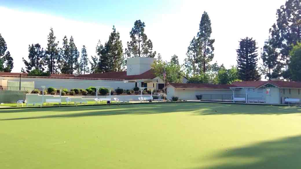 Lawn Bowling Court in San Diego