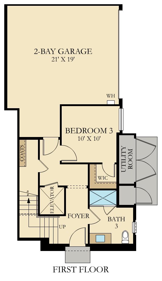Avante Del Sur San Diego 55 Plus Community Floorplan Residence 2