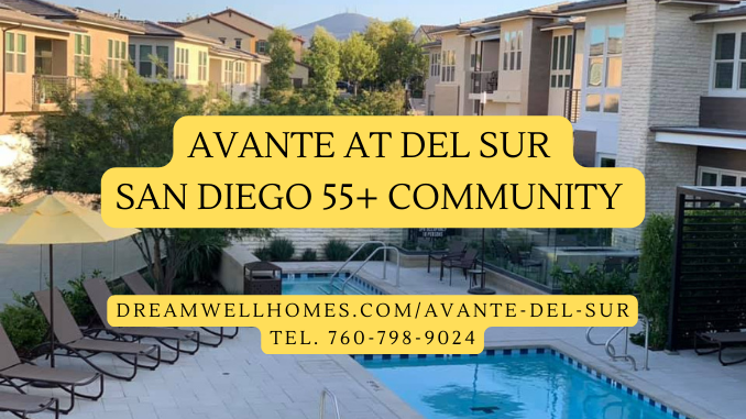 Avante Del Sur 55+ Homes For Sale in San Diego CA