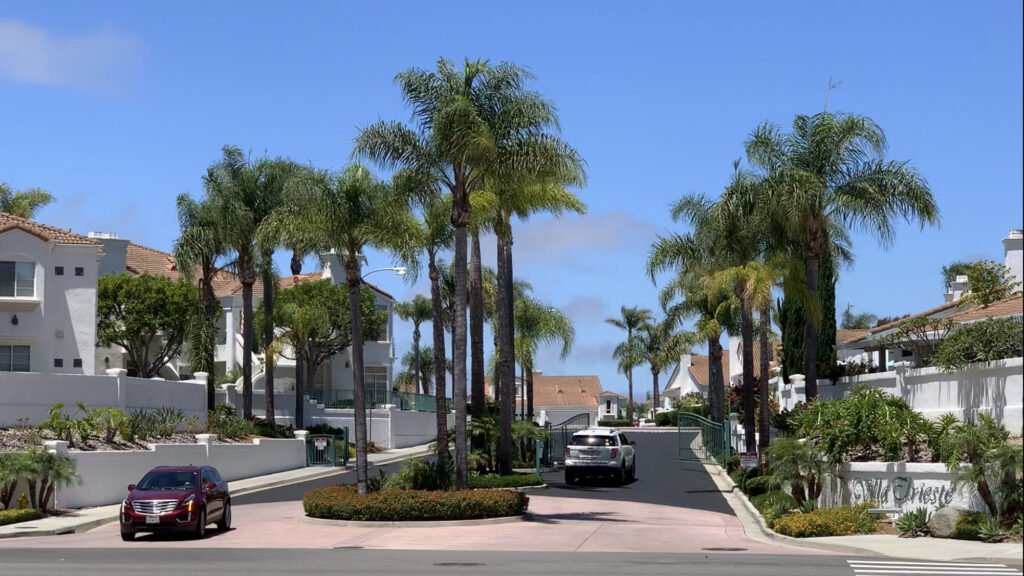 North County San Diego gated 55 and over community of Villa Trieste in Oceanside CA