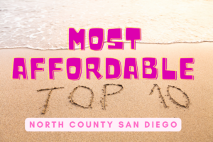 10 most affordable places to live in North County San Diego