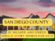 San Diego County Single Story Homes For Sale priced under $3 Million US Dollars