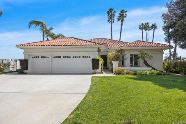 Carlsbad CA Single Level Home with Ocean View