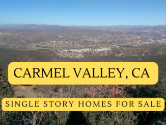 Carmel Valley San Diego CA Single Story Homes For Sale