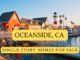 Oceanside California Single Story Homes For Sale