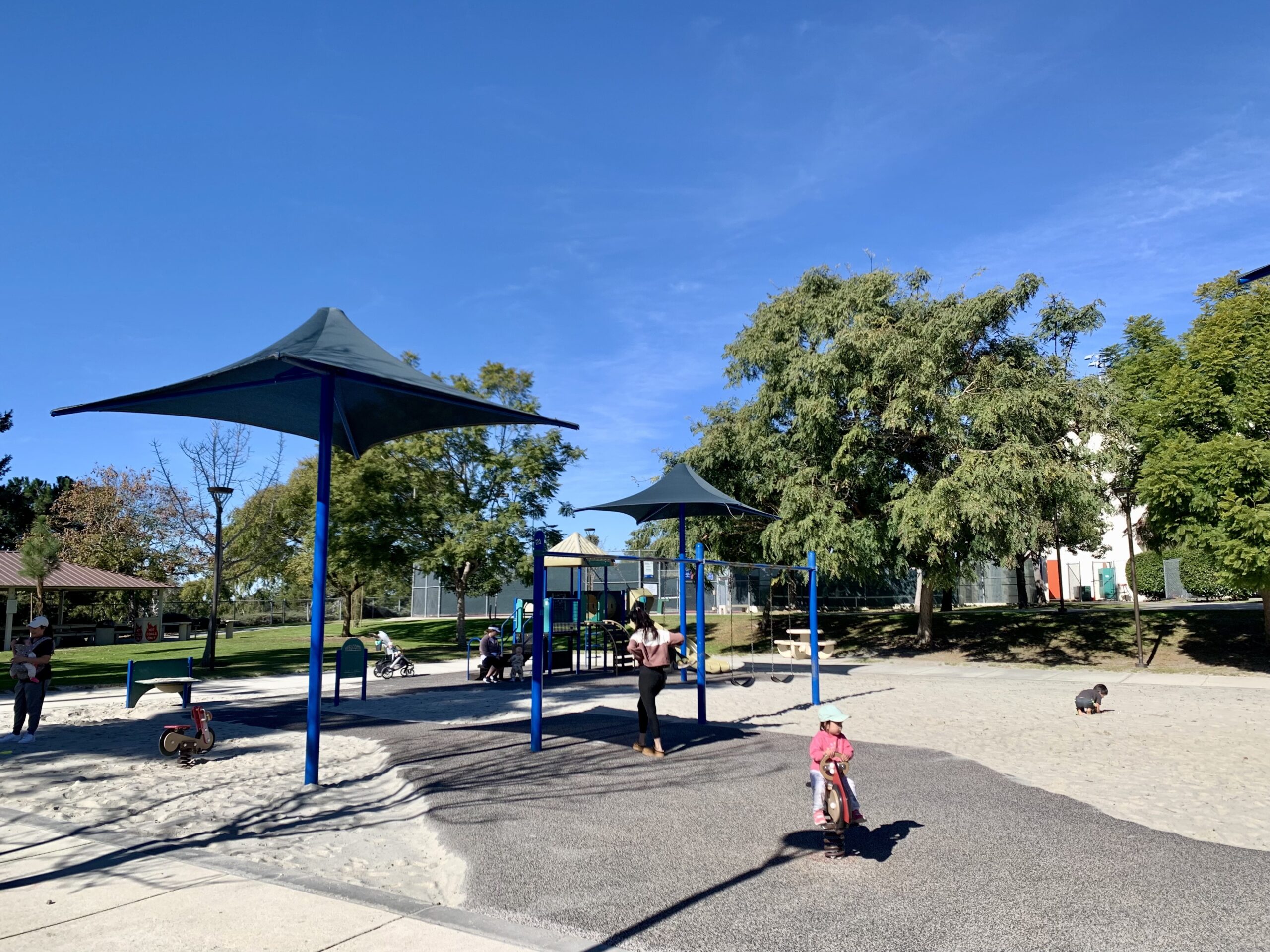 Playground at Tennis Courts at Calavera Hills Community Park in Carlsbad CA