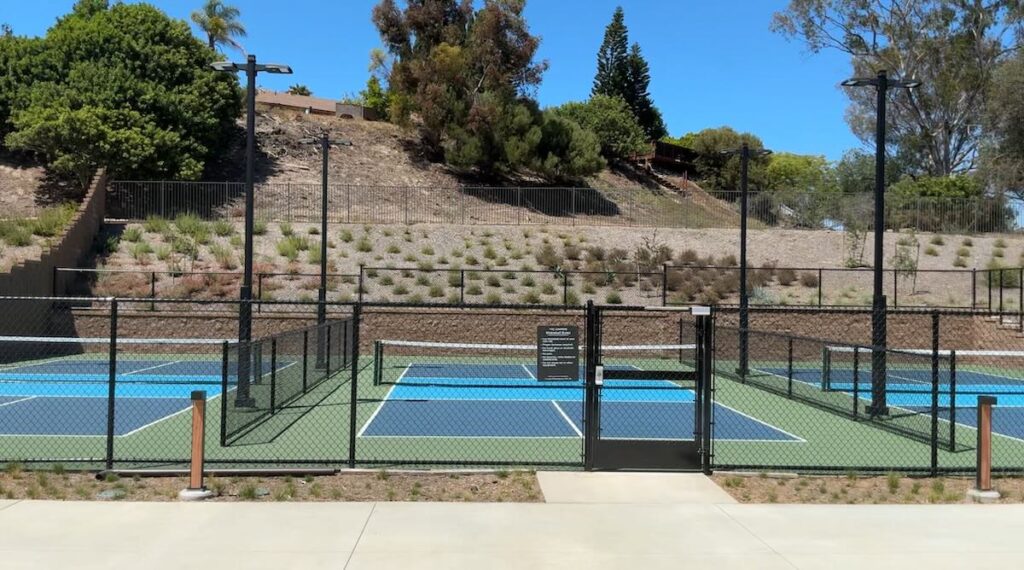 Junipers San Diego 55+ community pickleball courts