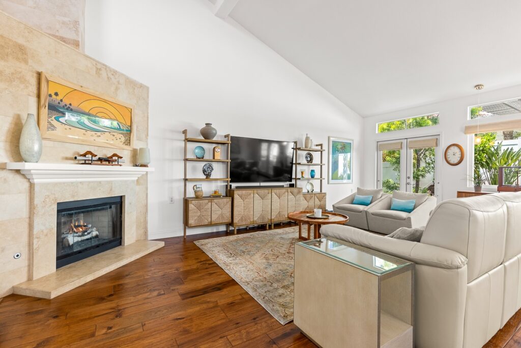 Villa Trieste Oceanside 55+ Home For Sale at Corsica Living Room Photo