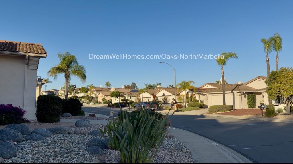 Oaks North Marbella homes in Rancho Bernardo San Diego CA 55+ community