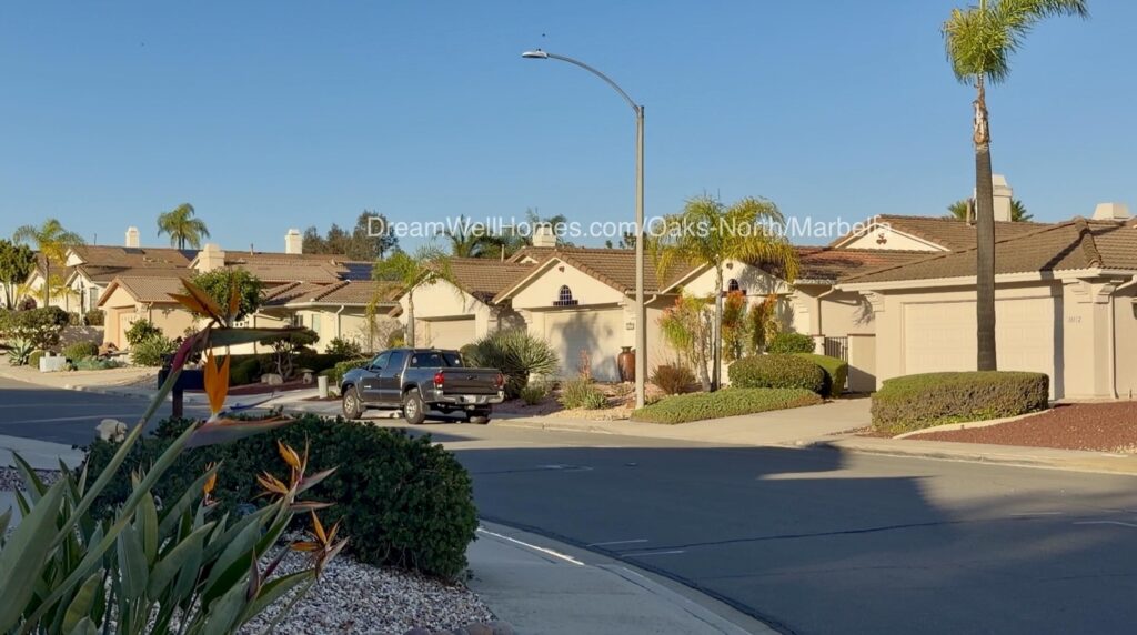 Oaks North Marbella homes in Rancho Bernardo San Diego CA 55+ community