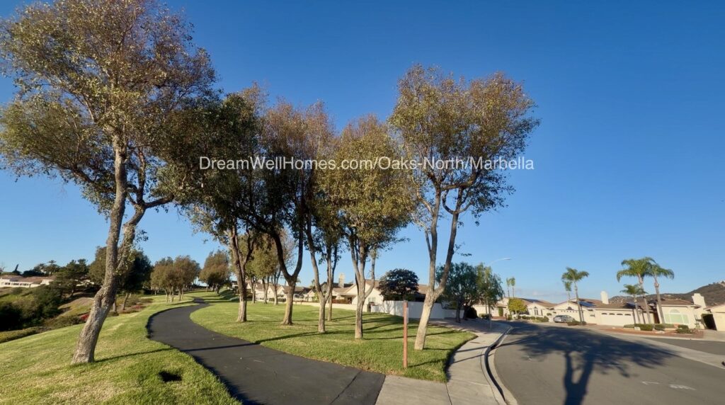 Oaks North Marbella homes in Rancho Bernardo San Diego CA 55+ community