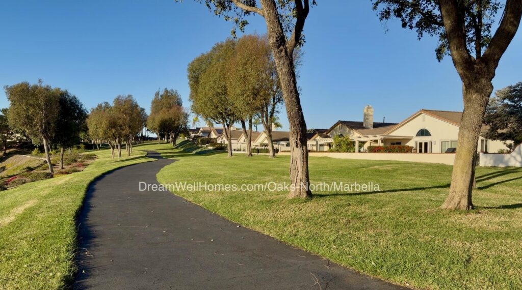 Oaks North Marbella homes in Rancho Bernardo San Diego CA 55+ community