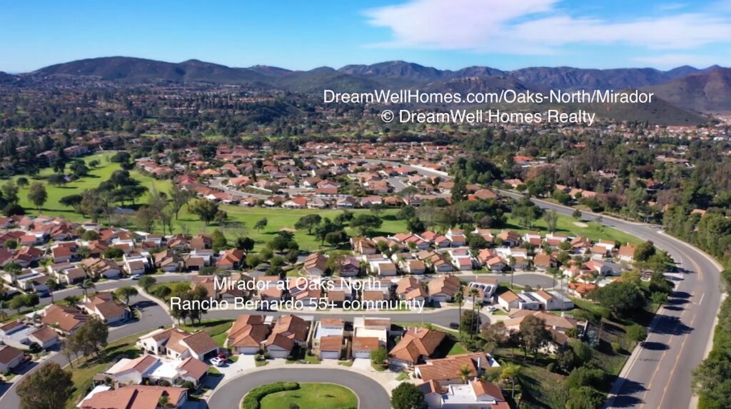 Mirador at Oaks North Rancho Bernardo 55+ Community in San Diego CA