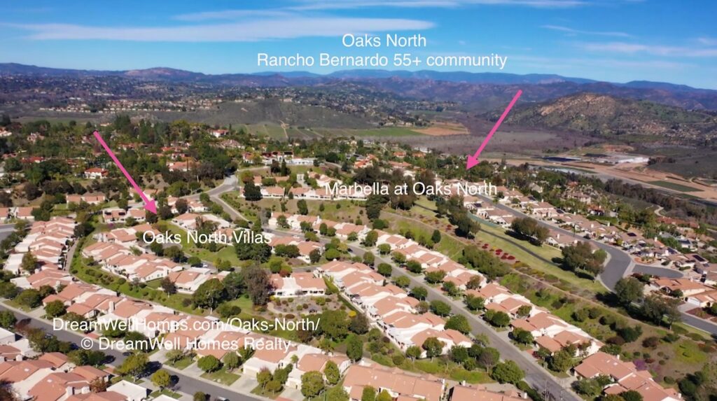 Oaks North San Diego CA 55 and older community in Rancho Bernardo