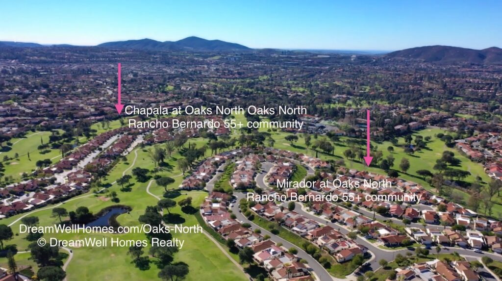 Oaks North San Diego CA 55 and older community in Rancho Bernardo