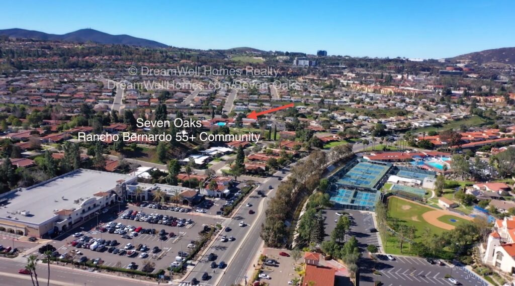 Seven Oaks Rancho Bernardo San Diego 55+ Community Location
