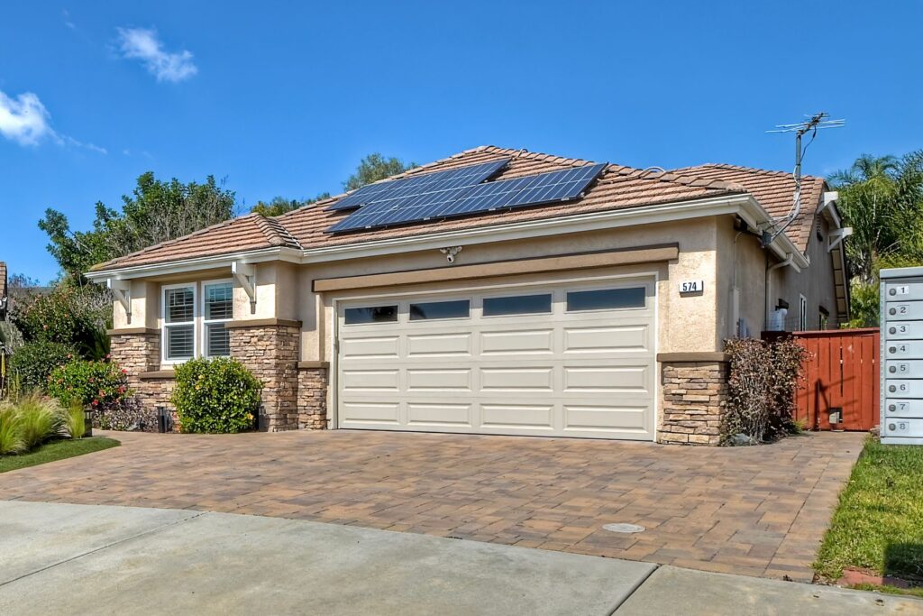 San Marcos CA golf course view single story home for sale