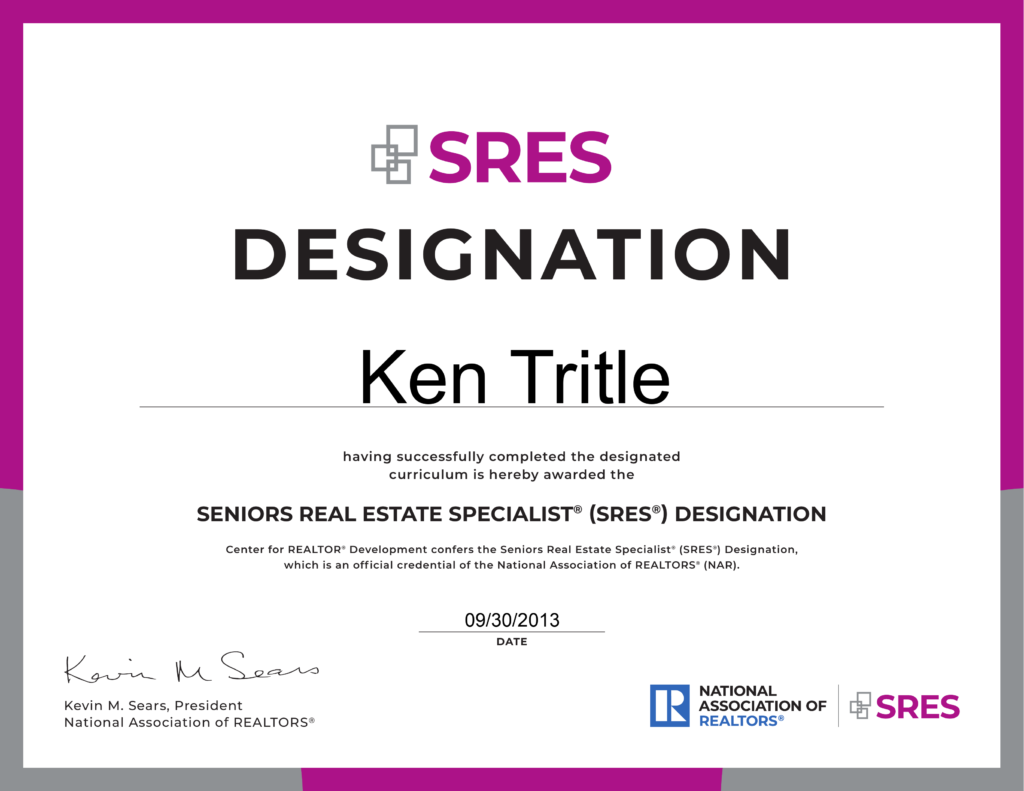 Ken Tritle SRES® Senior Real Estate Specialist in San Diego