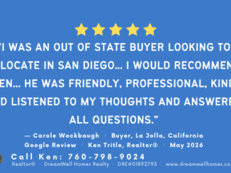 Reviews for Ken Tritle San Diego California La Jolla Buyer Best Realtor® Ken Tritle Zillow Review on April 2 2026